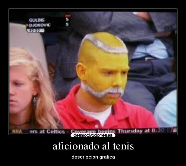 aficionado al tenis - 