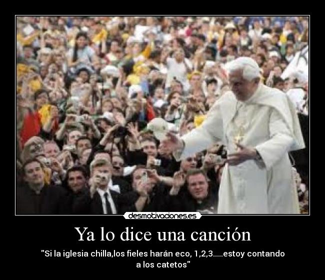 carteles dice una cancion desmotivaciones