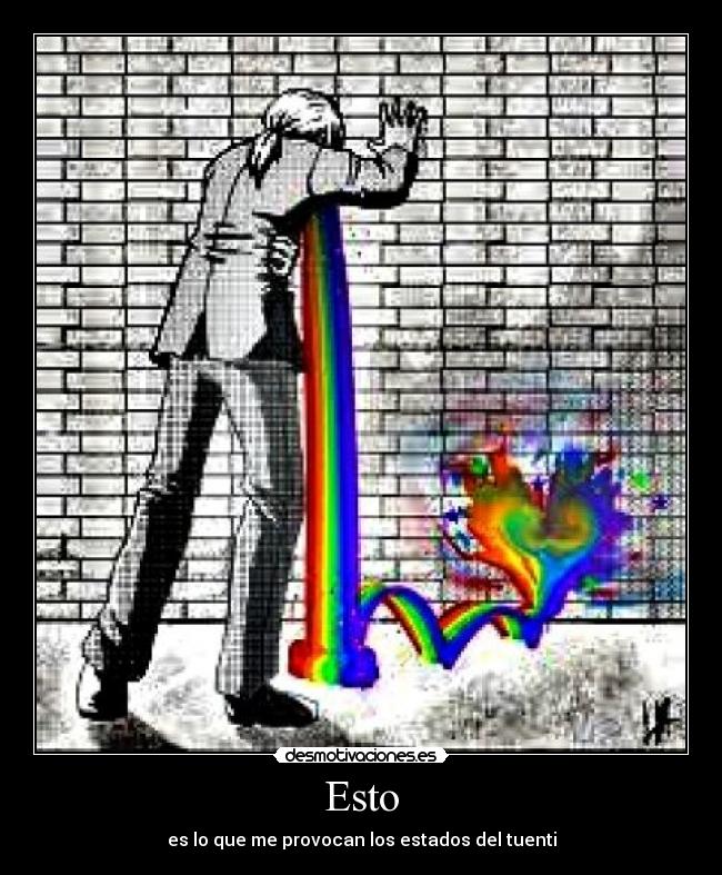 carteles puke rainbows desmotivaciones