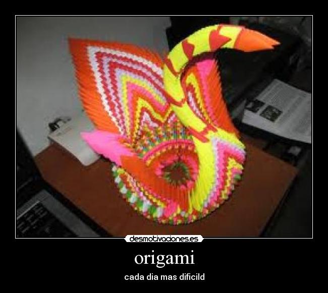 origami - cada dia mas dificild