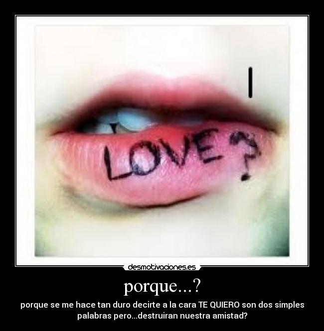porque...? -