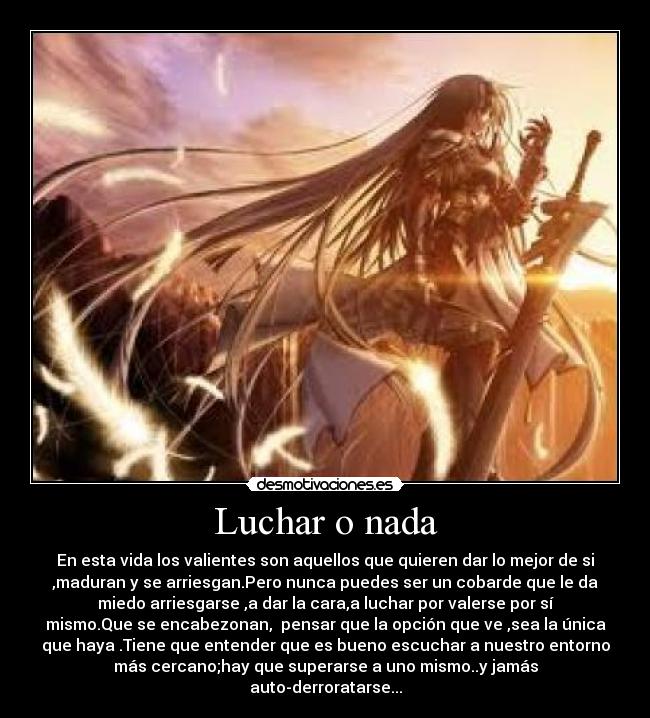 Luchar o nada - 