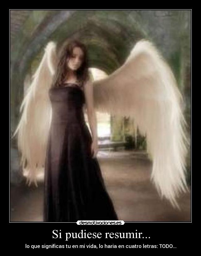 Si pudiese resumir... - 