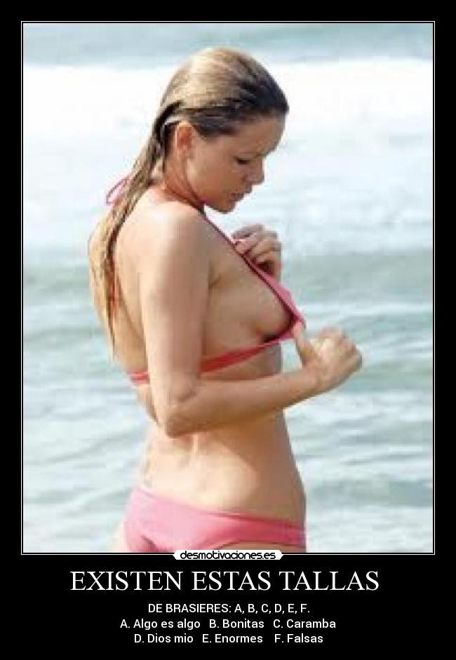EXISTEN ESTAS TALLAS -
