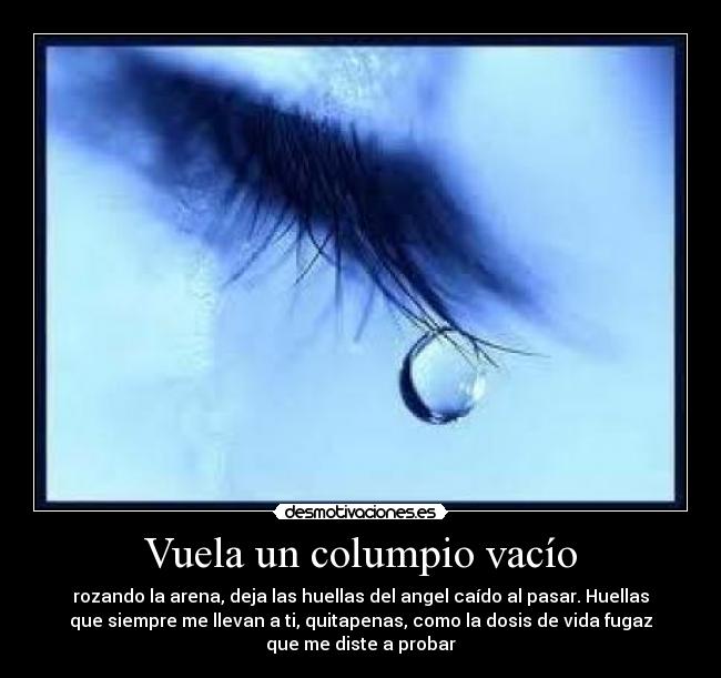 Vuela un columpio vacío -