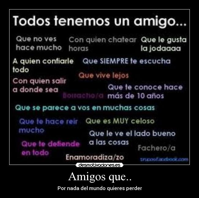 Amigos que.. - 