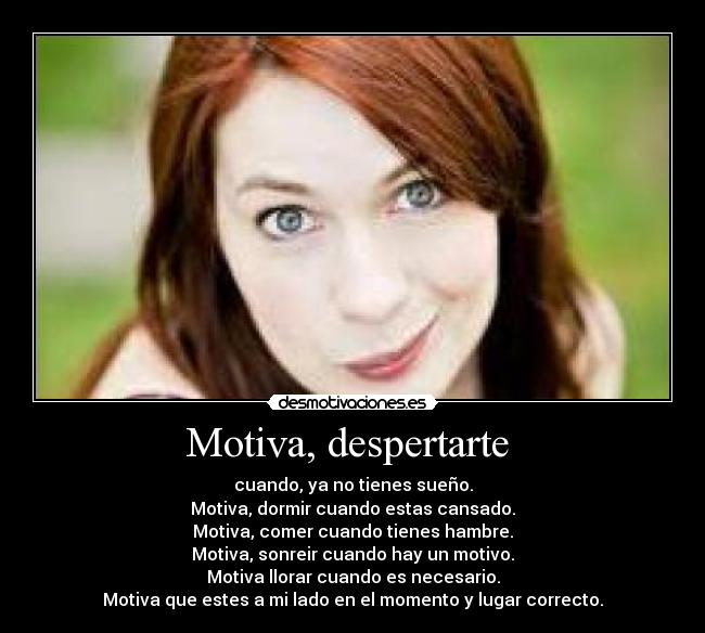 Motiva, despertarte -