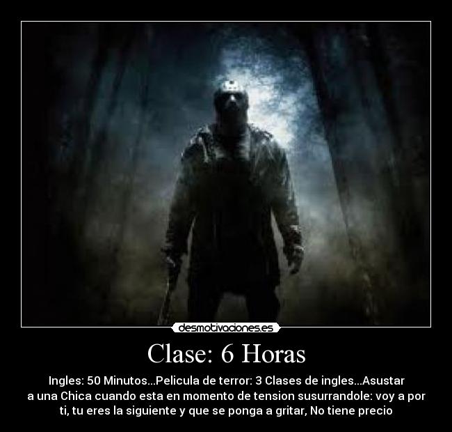 Clase: 6 Horas -