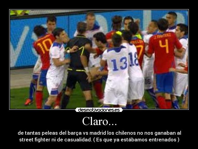 Claro... -
