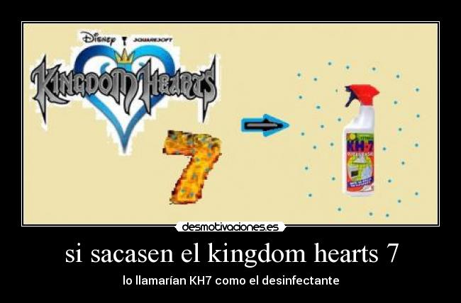 si sacasen el kingdom hearts 7 -