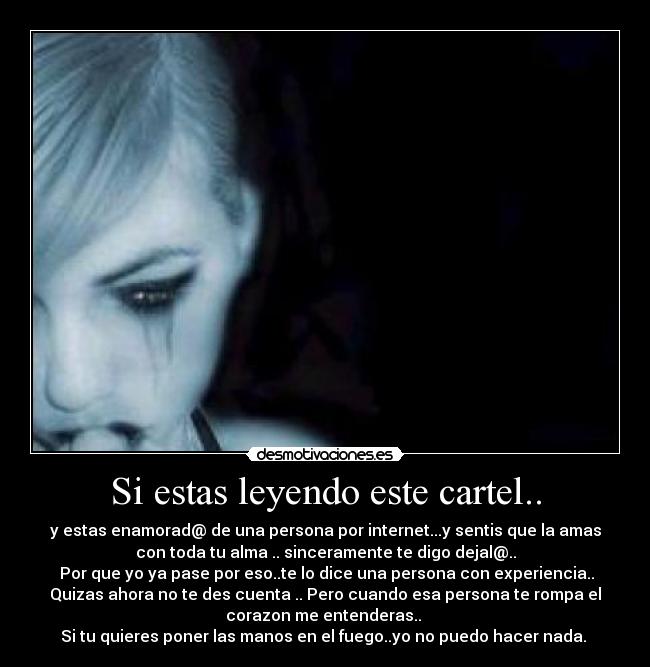 Si estas leyendo este cartel.. -