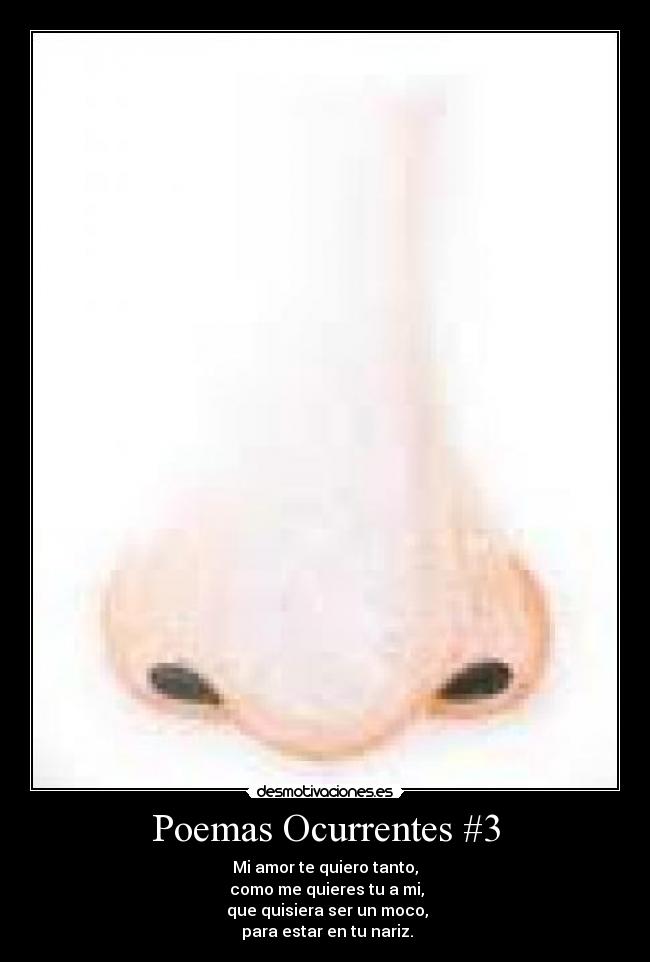 Poemas Ocurrentes #3 -