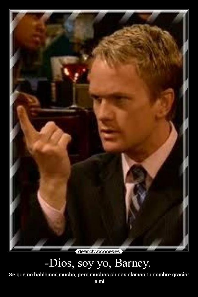 carteles barney puto dios amo todo mundo desmotivaciones