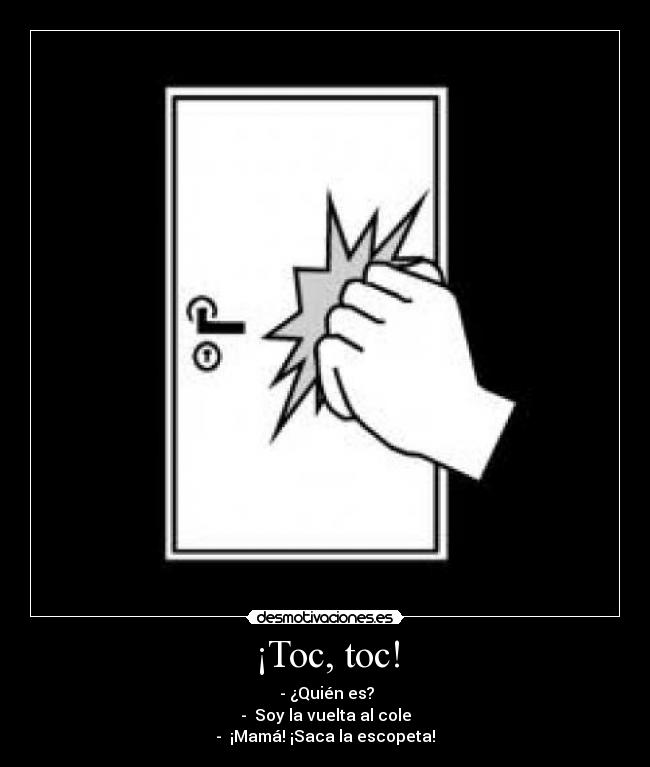 ¡Toc, toc! -