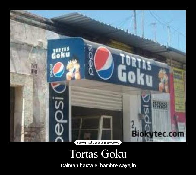 Tortas Goku - Calman hasta el hambre sayajin
