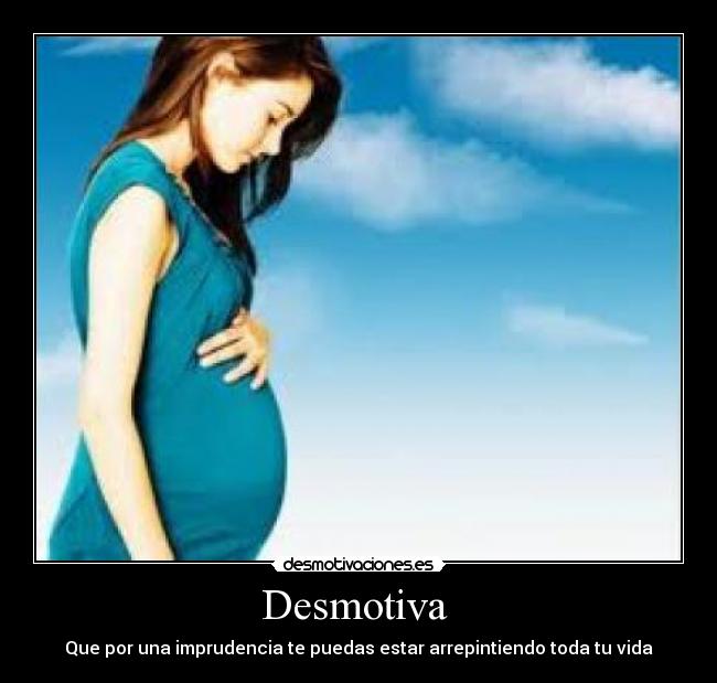 Desmotiva - Que por una imprudencia te puedas estar arrepintiendo toda tu vida