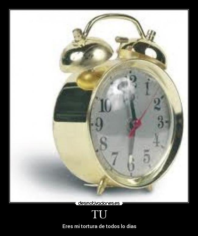 TU - Eres mi tortura de todos lo dias