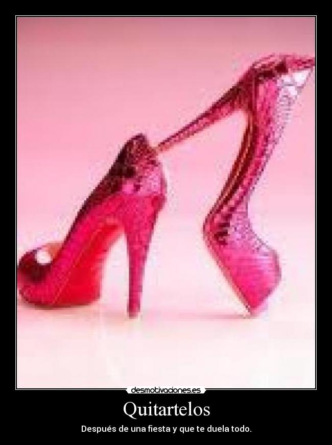 Quitartelos - Después de una fiesta y que te duela todo.