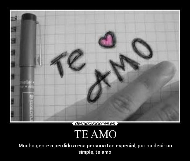 TE AMO - 