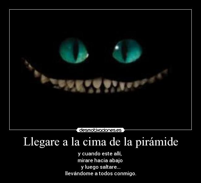 Llegare a la cima de la pirámide -