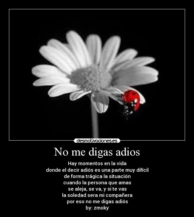No me digas adios - 