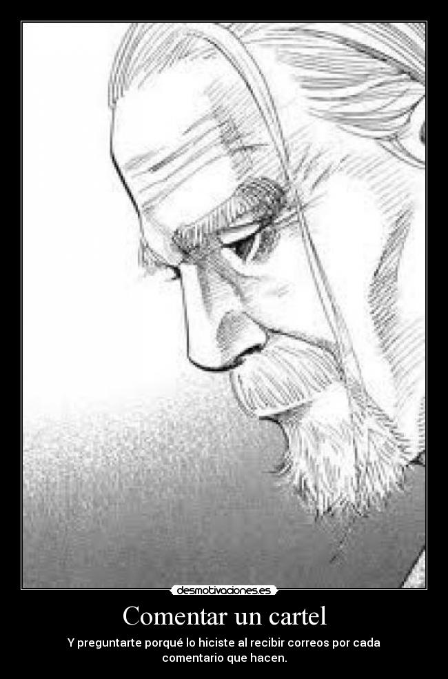 Comentar un cartel - 