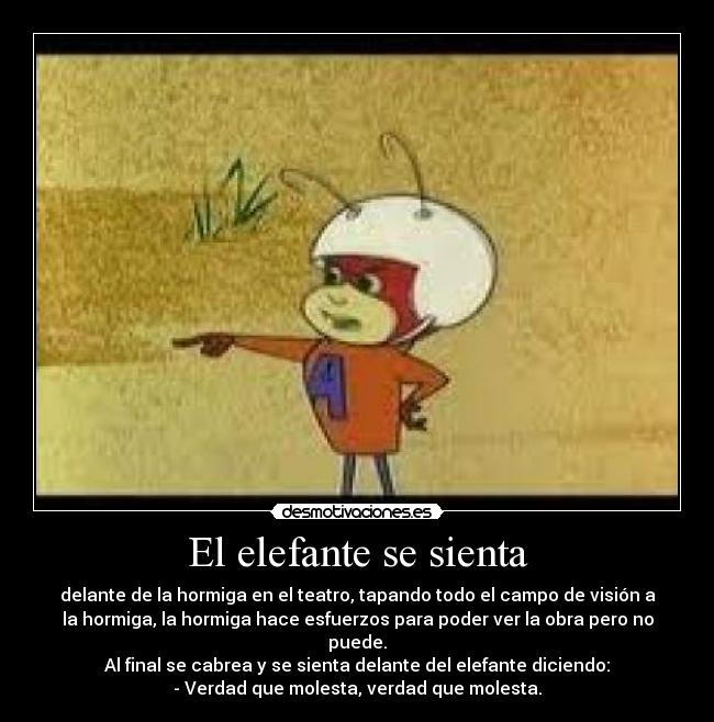 carteles elefante desmotivaciones