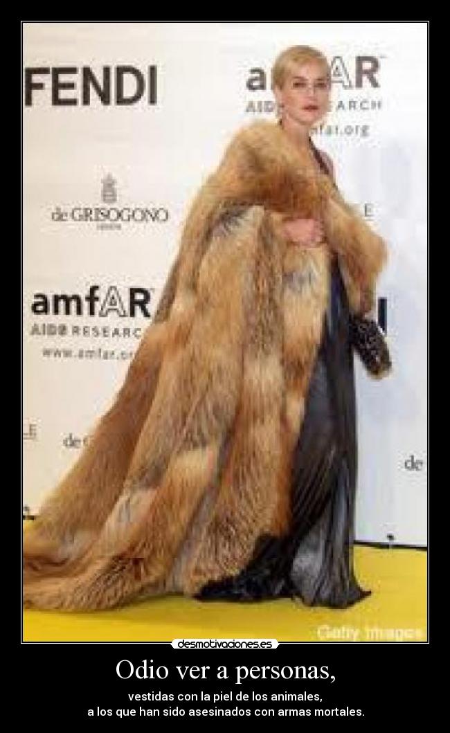 Odio ver a personas, - 