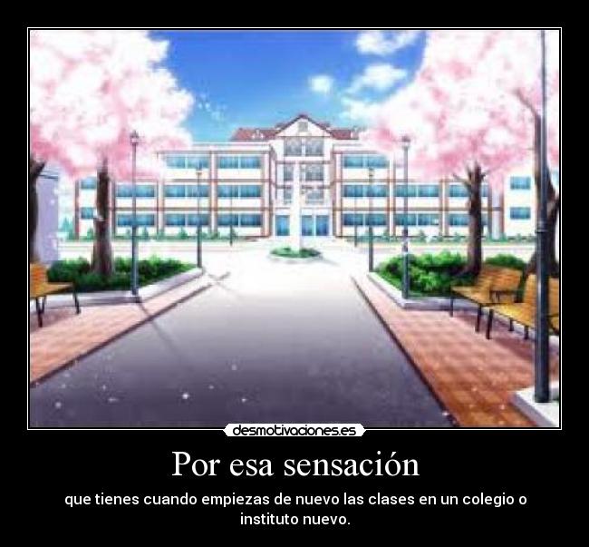 Por esa sensación -