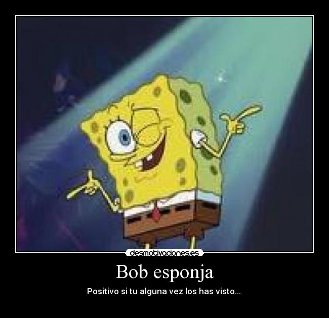 Bob esponja -