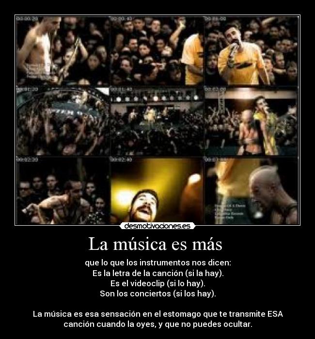 La música es más  - 