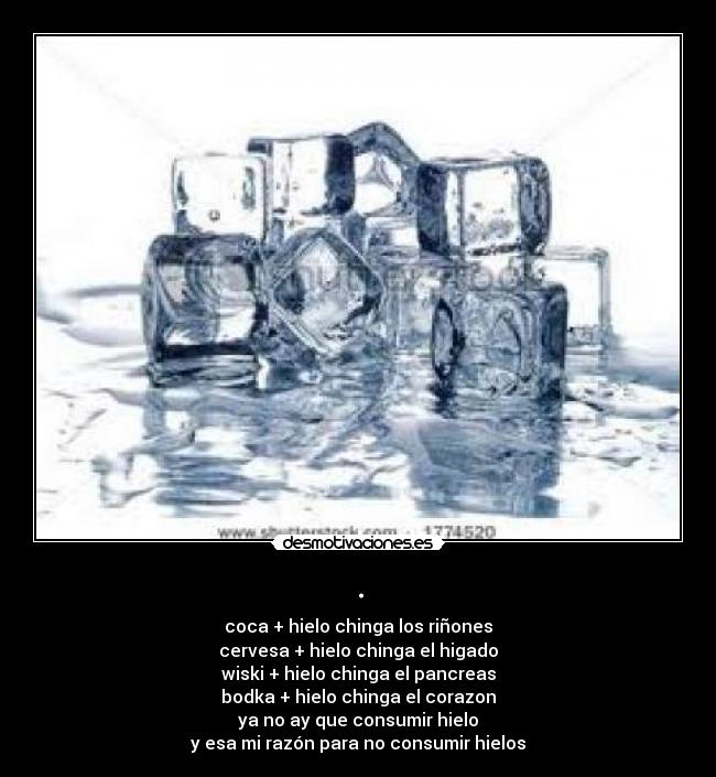 carteles hielo wisky vodka desmotivaciones
