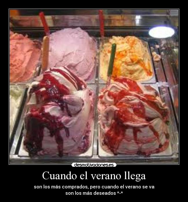 Cuando el verano llega - son los más comprados, pero cuando el verano se va
son los más deseados *-*