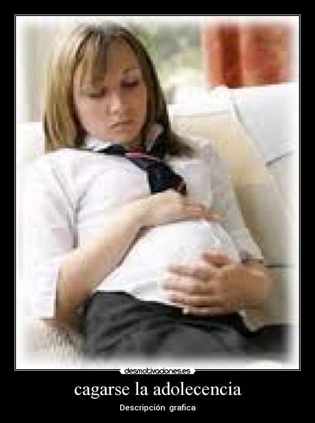 cagarse la adolecencia - Descripción  grafica