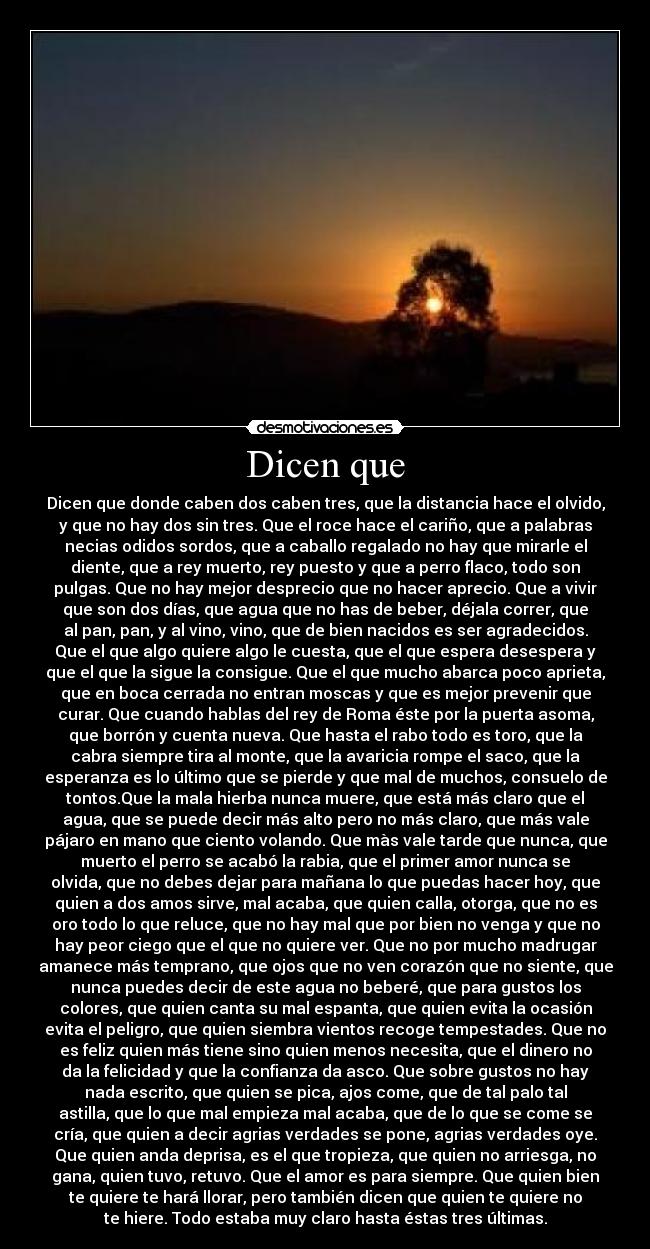 Dicen que - 