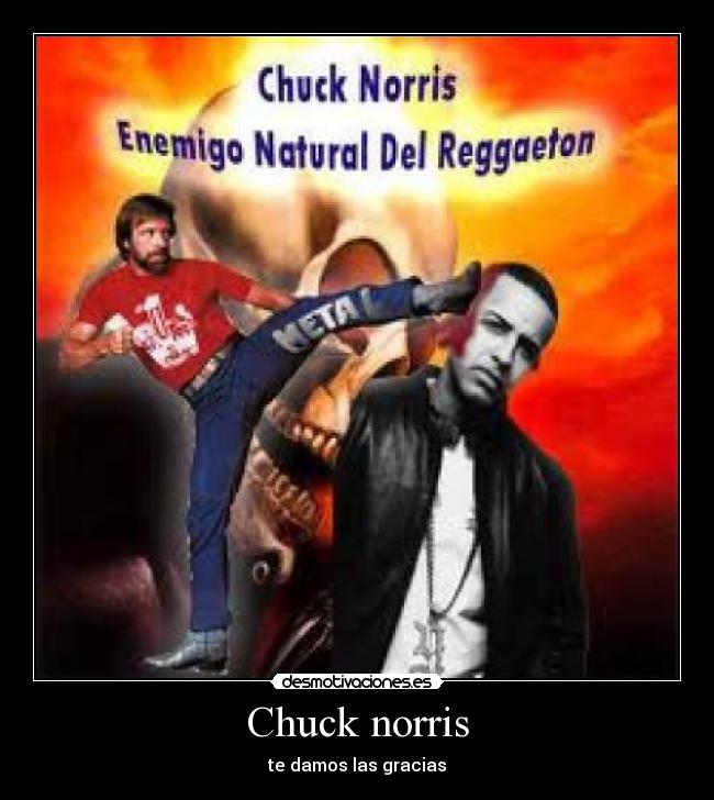 Chuck norris - te damos las gracias