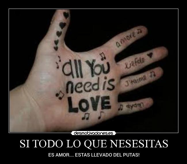 carteles todo amorr desmotivaciones