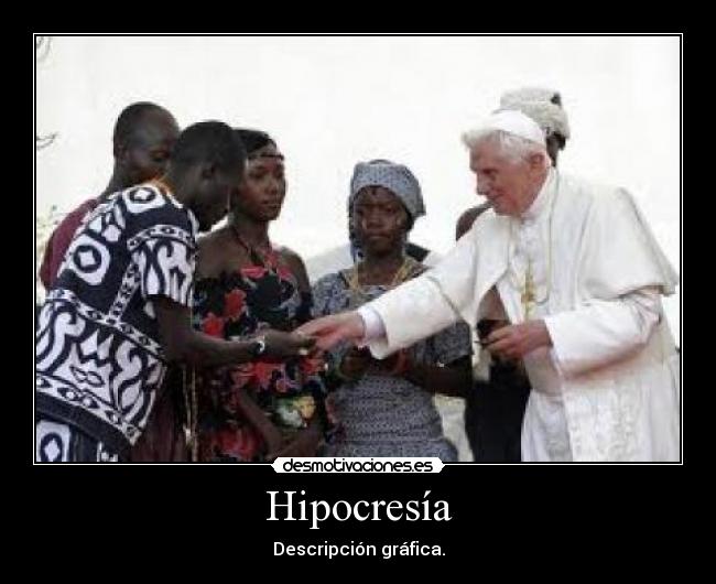 Hipocresía - Descripción gráfica.