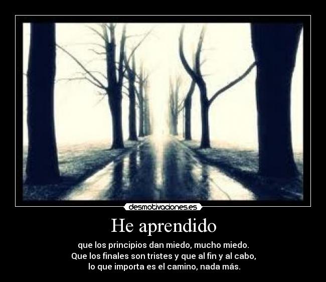 He aprendido -