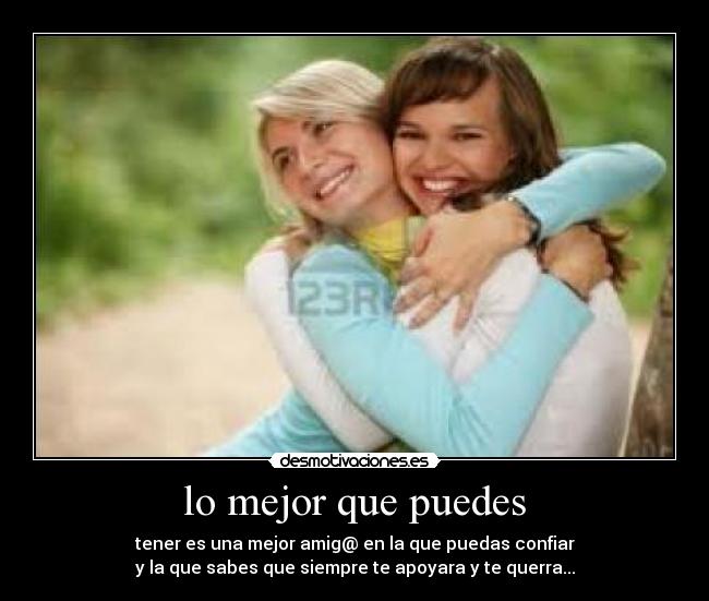 lo mejor que puedes - 
