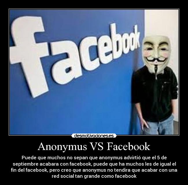 Anonymus VS Facebook -
