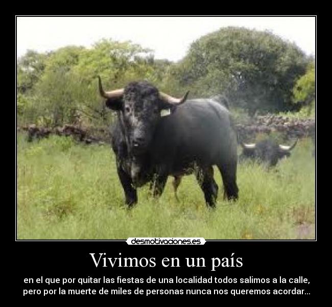 Vivimos en un país -