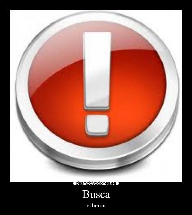 Busca - el herror