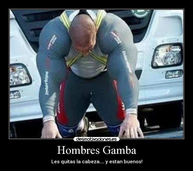 Hombres Gamba - Les quitas la cabeza.... y estan buenos!