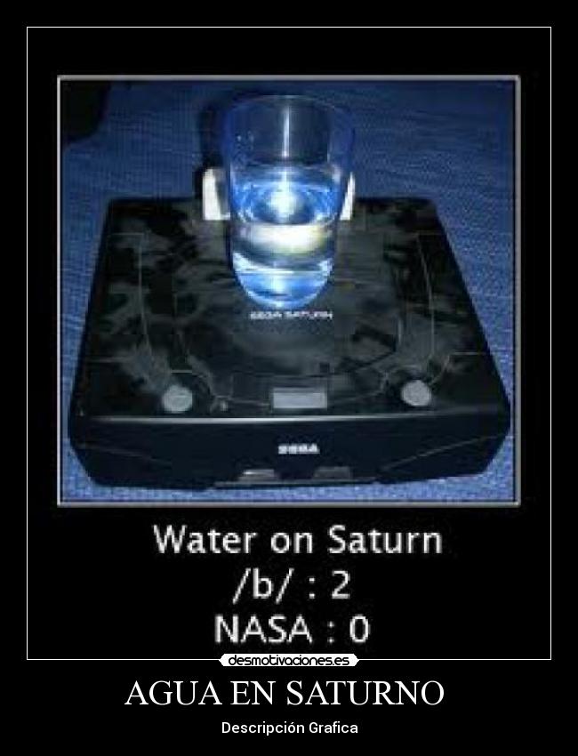 AGUA EN SATURNO  - 