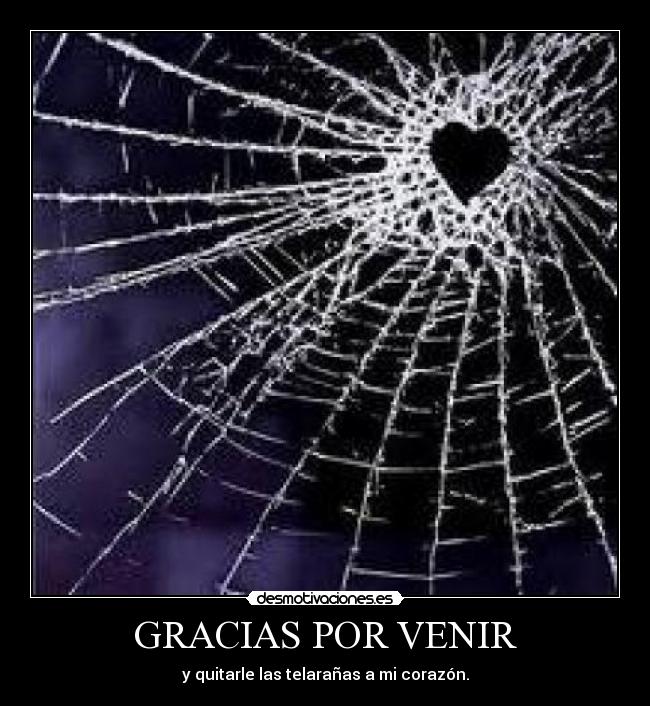 GRACIAS POR VENIR -