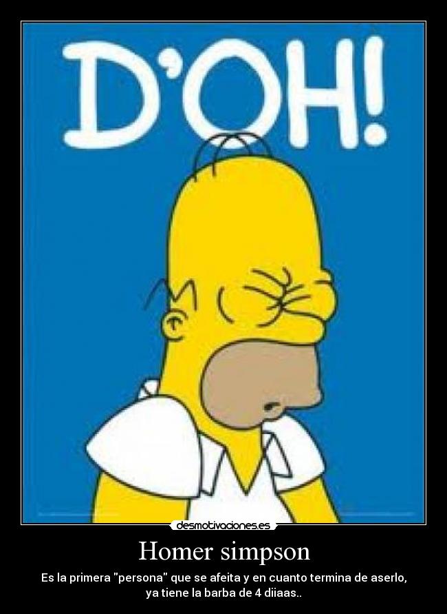 Homer simpson -