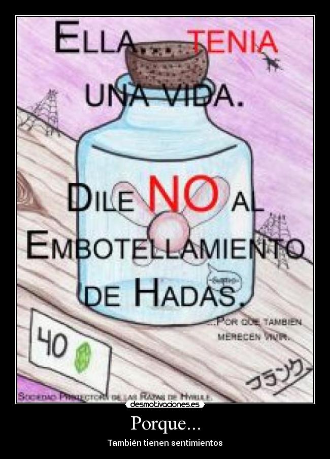 Porque... - También tienen sentimientos