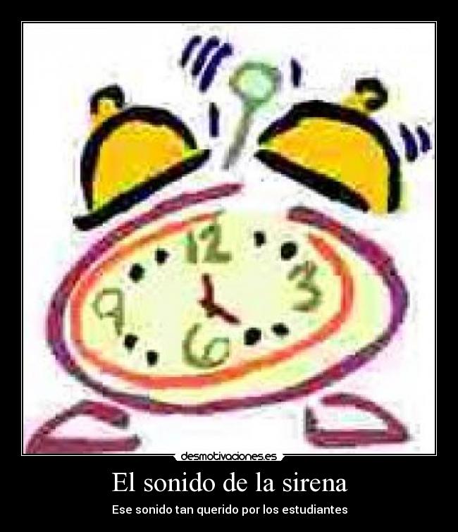 El sonido de la sirena -