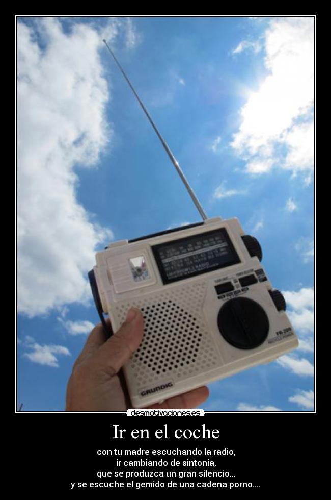 carteles viajes coche desmotivaciones